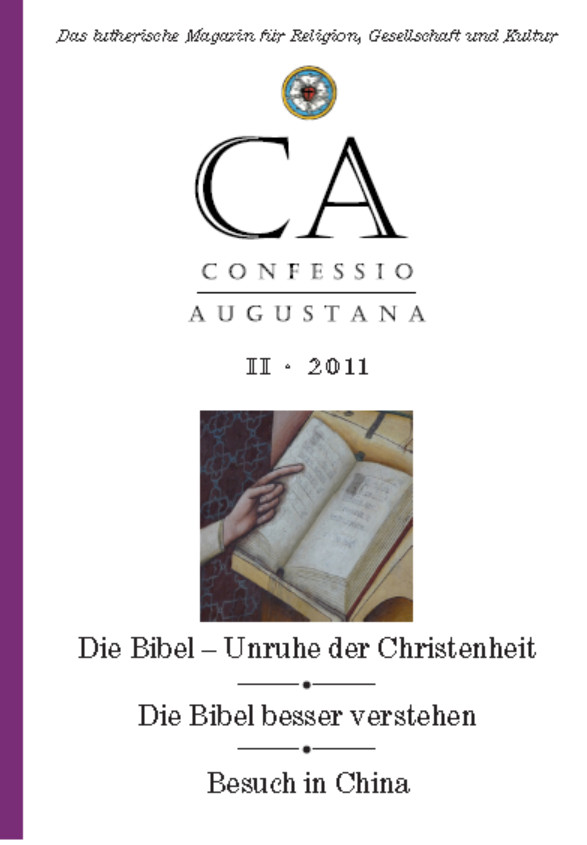 Titelbild CA 2/2011 Titelbild CA 2/2011