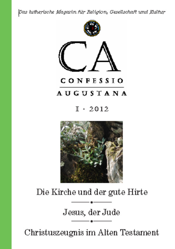 Titelbild CA 1/2012 Titelbild CA 1/2012