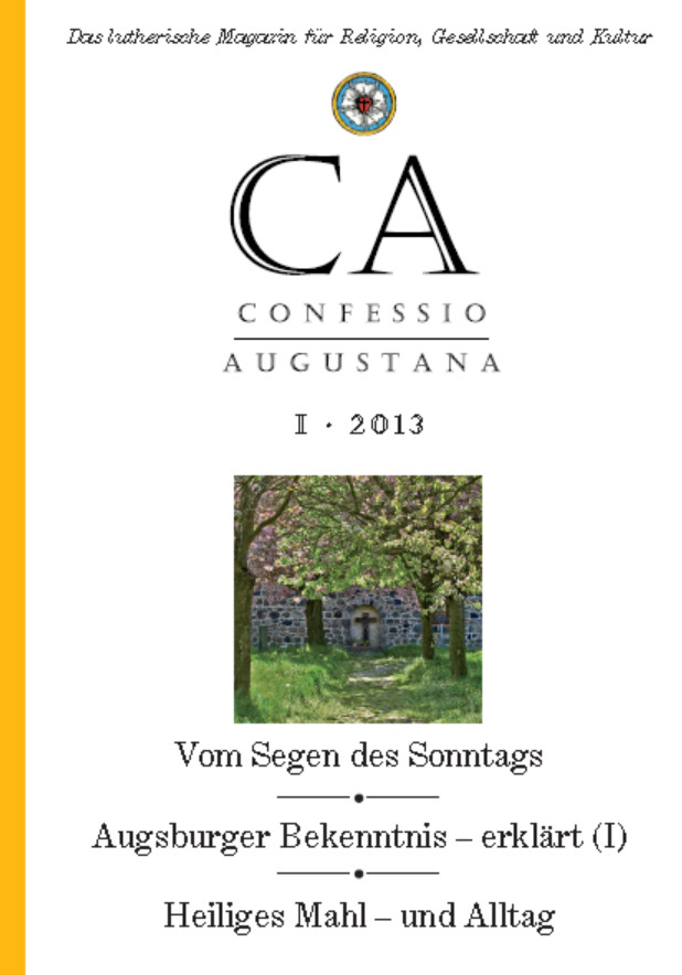 Titelbild CA 1/2013 Titelbild CA 1/2013